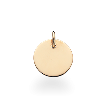 #TAGME 10 MM VEDHÆNG BLANK 8 KT. M. KÆDE