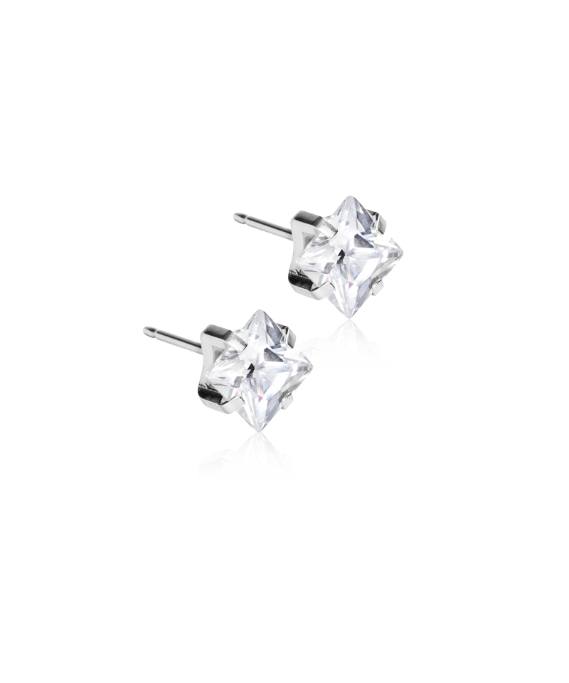 ST TIFFANY EDGE 7 MM, CZ WHITE