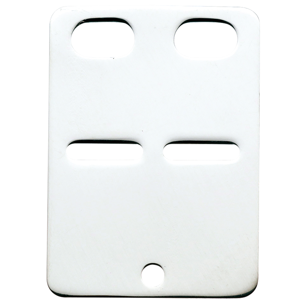 ID-MRK. 5 HUL 27 X 19 MM. SØLV