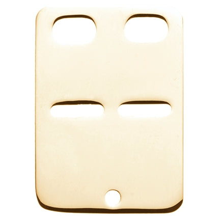 ID-MRK. 5 HUL 27 X 19 MM. 8 KT.