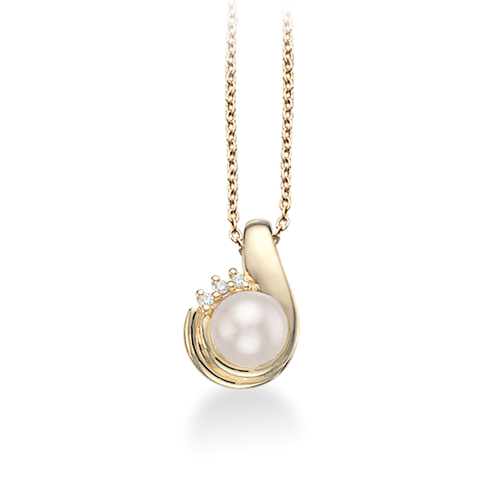 VEDHÆNG FKP./SYN. CUBIC ZIR. 8 KT. M/SØLVK.