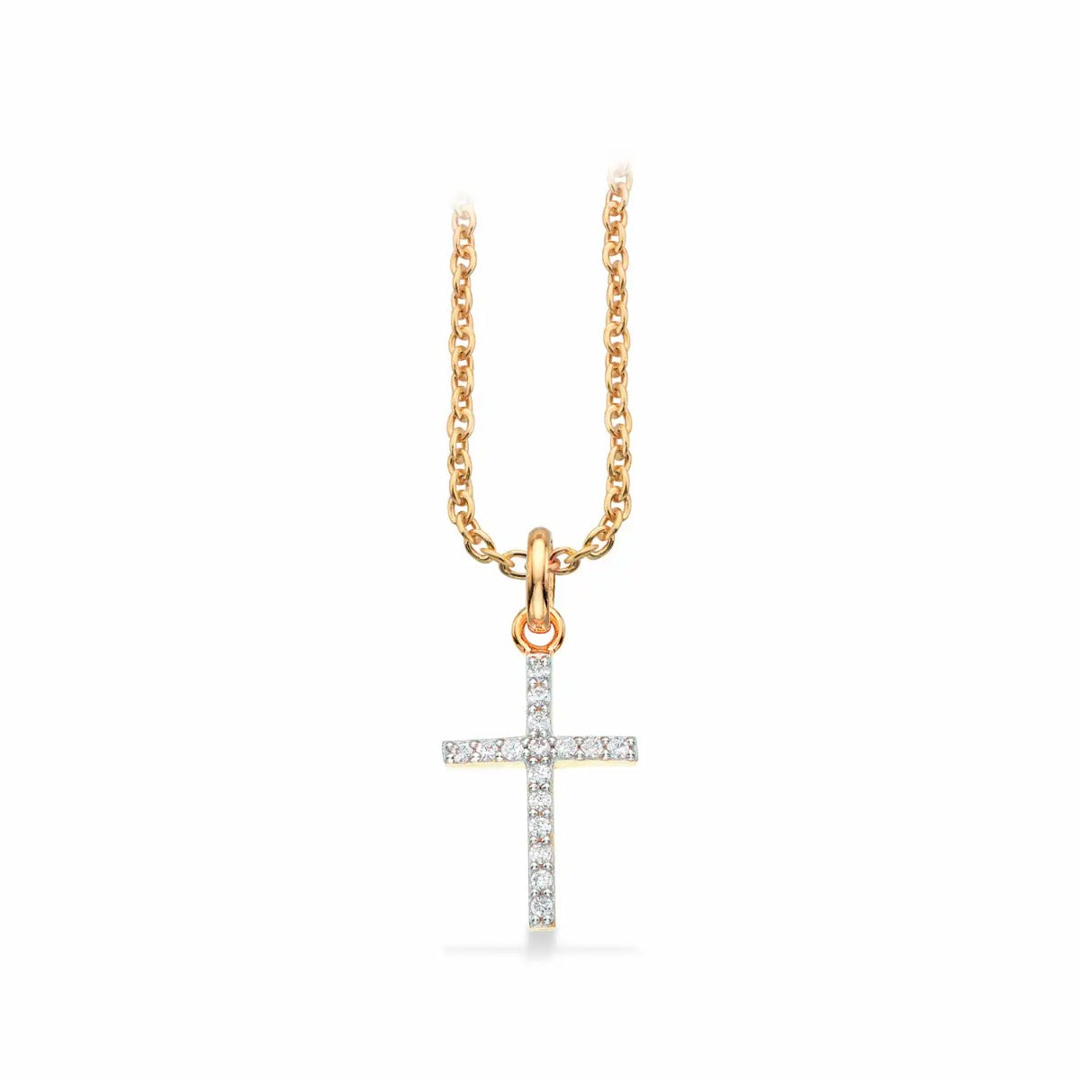 KORS CUBIC ZIR. 8 KT. M/SØLVK.