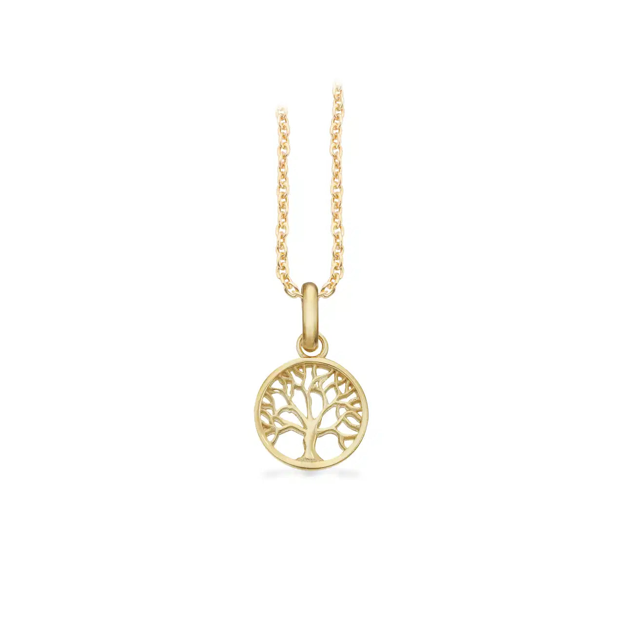 VEDHÆNG LIVETS TRÆ 8 KT. M. SØLVKÆDE