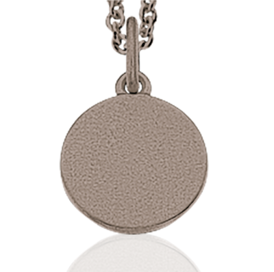 SØLV COLLIER SORT RH