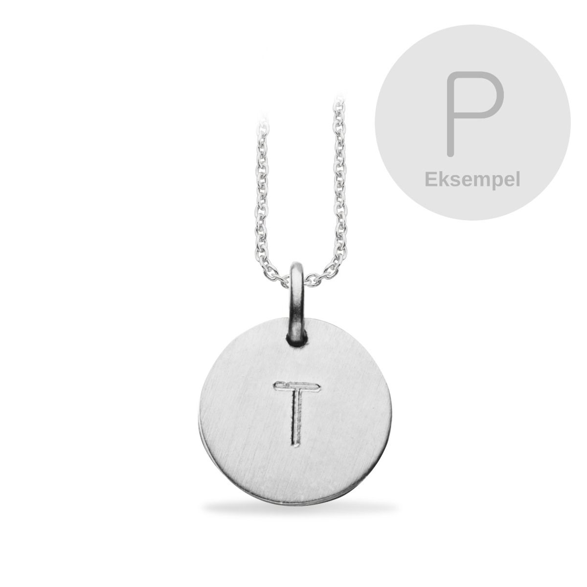 #TAGME RUND P 13 MM SØLV M/KÆDE