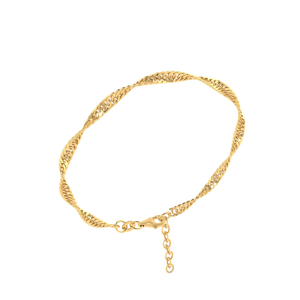 8 KT. ARMBÅND SINGAPORE