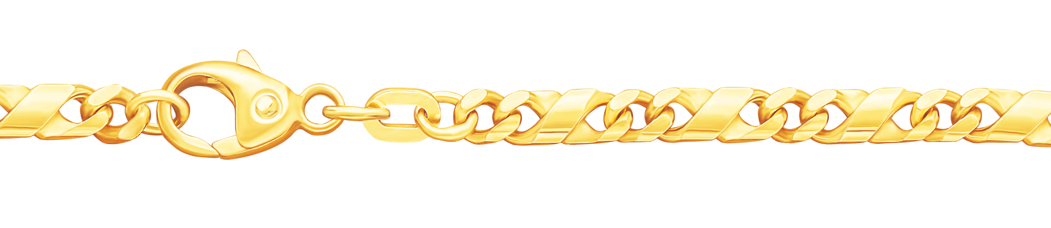 8KT. ARMBÅND DOLLAR 3,3/18,5