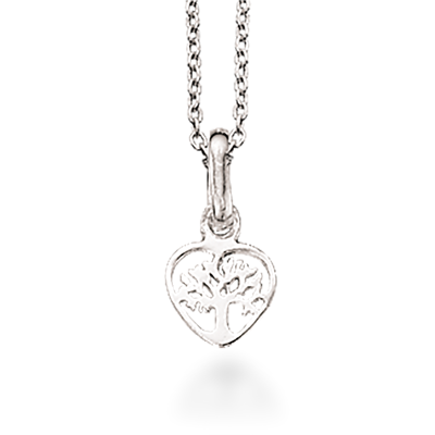 VEDHÆNG LIVETS TRÆ 7 MM. SØLV M/KÆDE