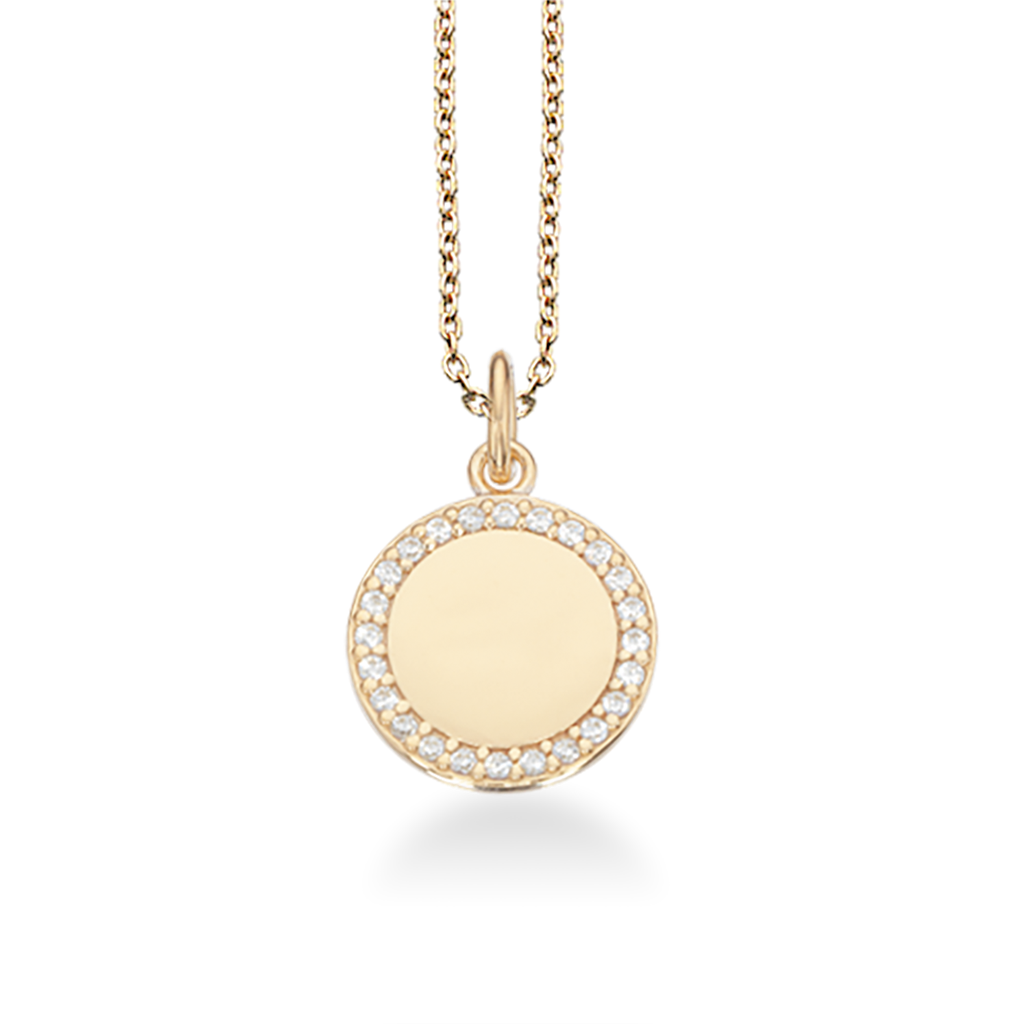 SOHO VEDHÆNG POLET CUBIC ZIR. SØLV FG. M