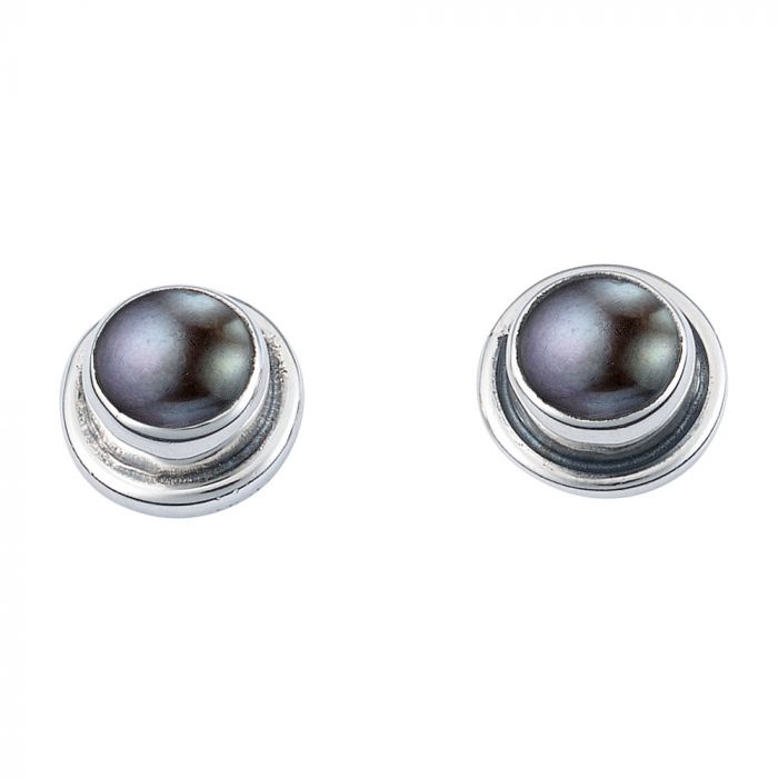 SØLV ØRESTIK PEACOCK PERLE