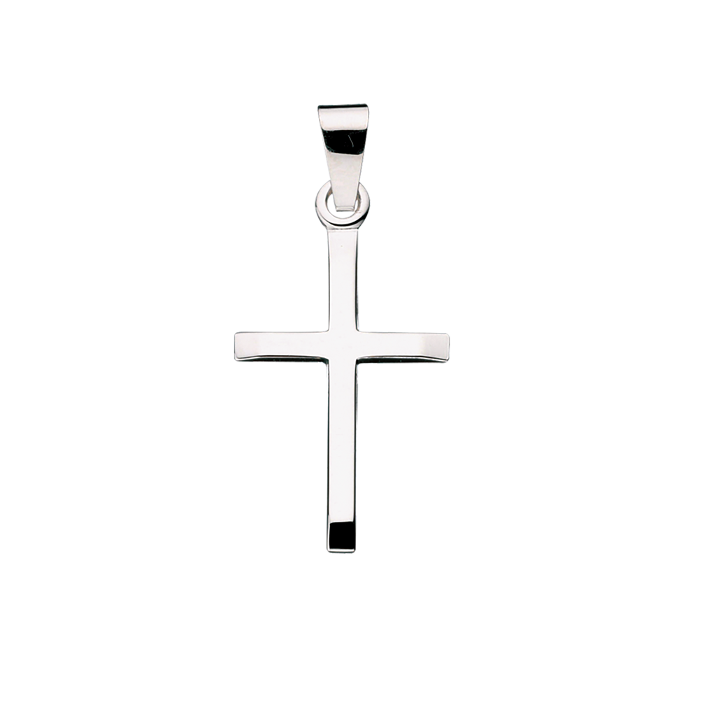 KORS 20 X 13 MM. SØLV