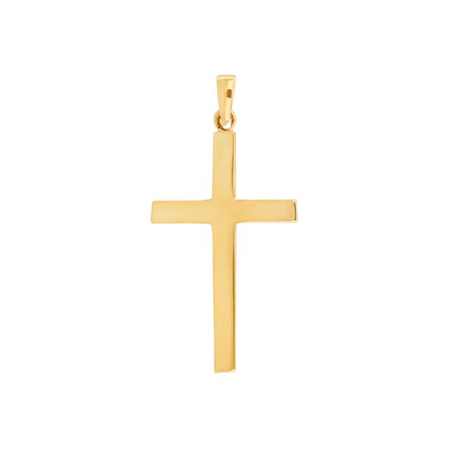 8KT. GULD KORS MASSIV 30MM