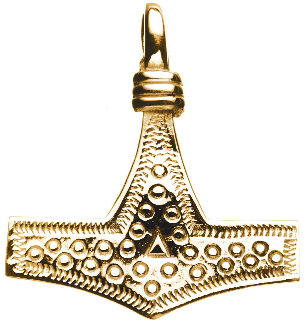 VEDHÆNG THORSHAMMER STOR 8 KT.