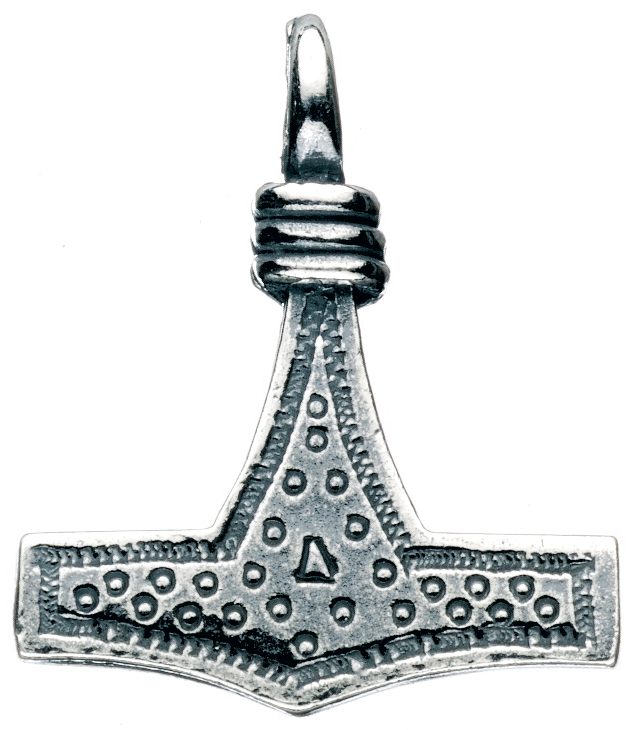 VEDHÆNG HERRE THORSHAMMER LILLE SØLV