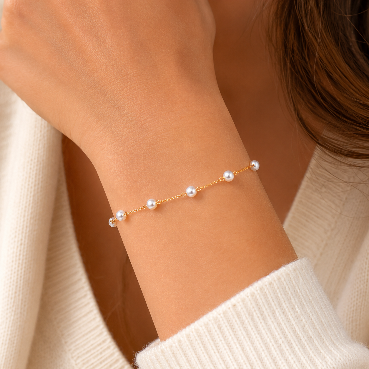8KT.ARMBÅND FWP 17+1+1CM