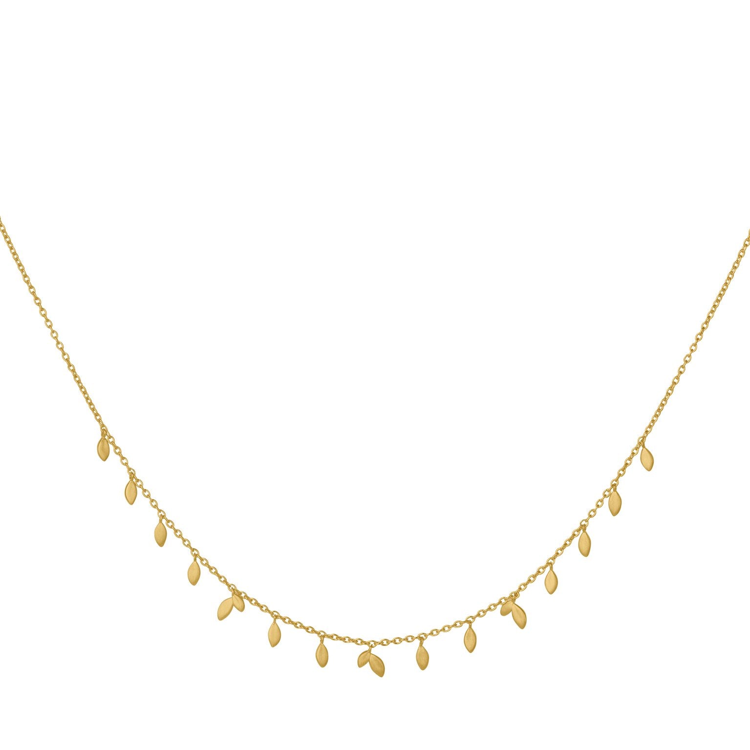 SØLV/FG HALSKÆDE JUNGLE VINE