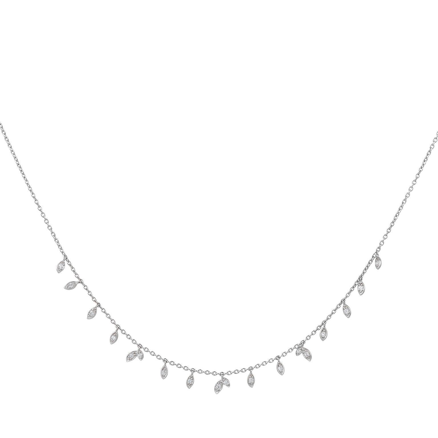 SØLV HALSKÆDE JUNGLE VINE