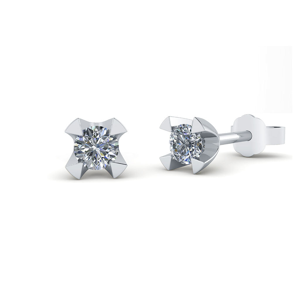 14KT.HV ØRESTIK DIA 0,30 TW.SI