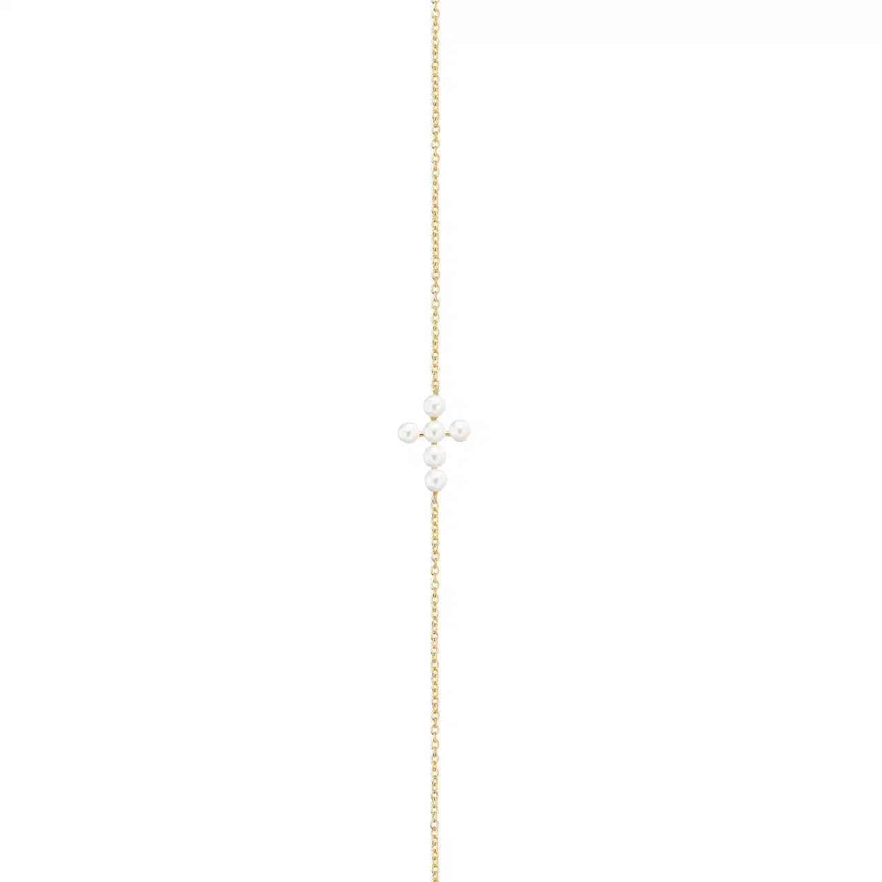 ARMBÅND KORS FKP. SØLV FG. 17+2 CM