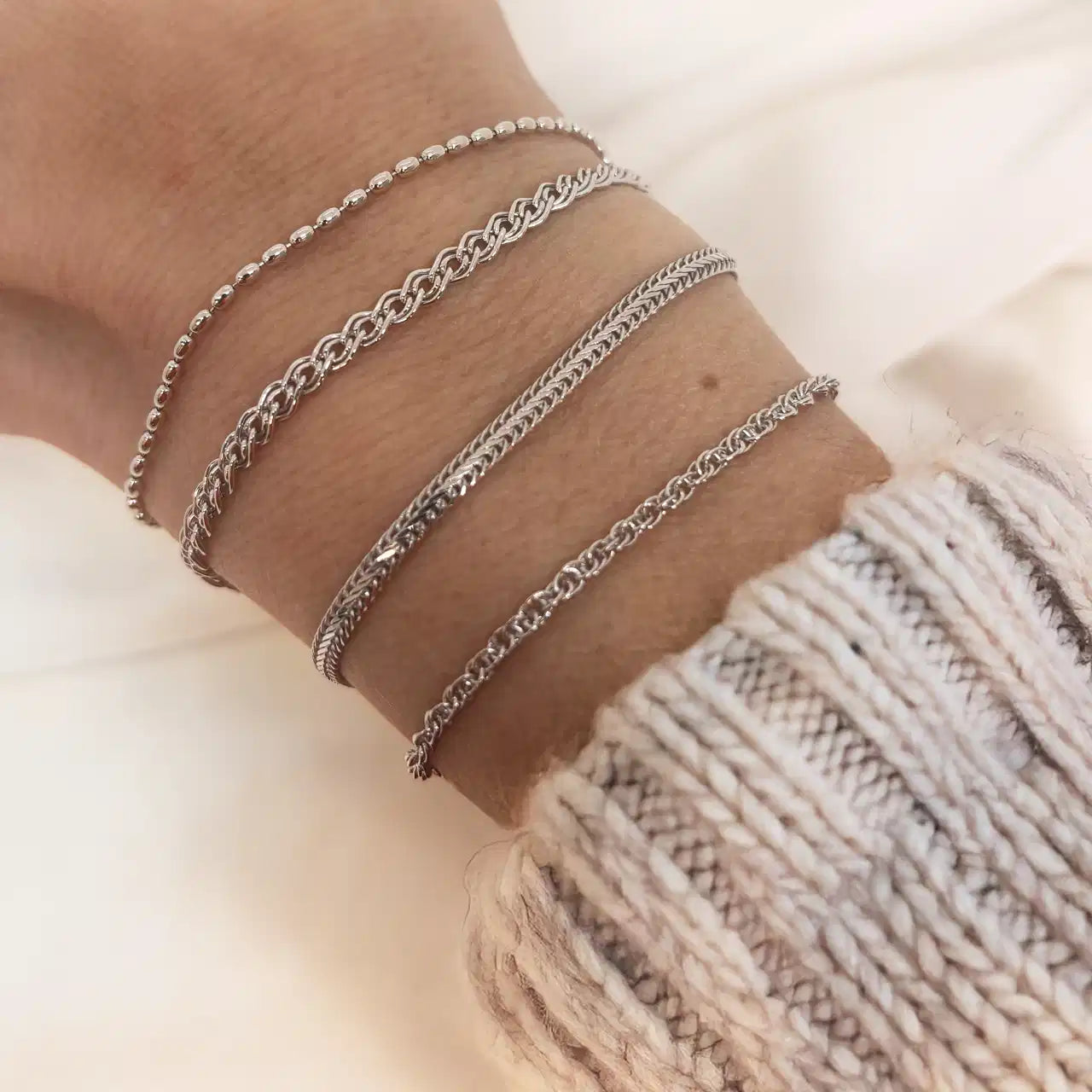 ARMBÅND SØLV RH. 17+2 CM