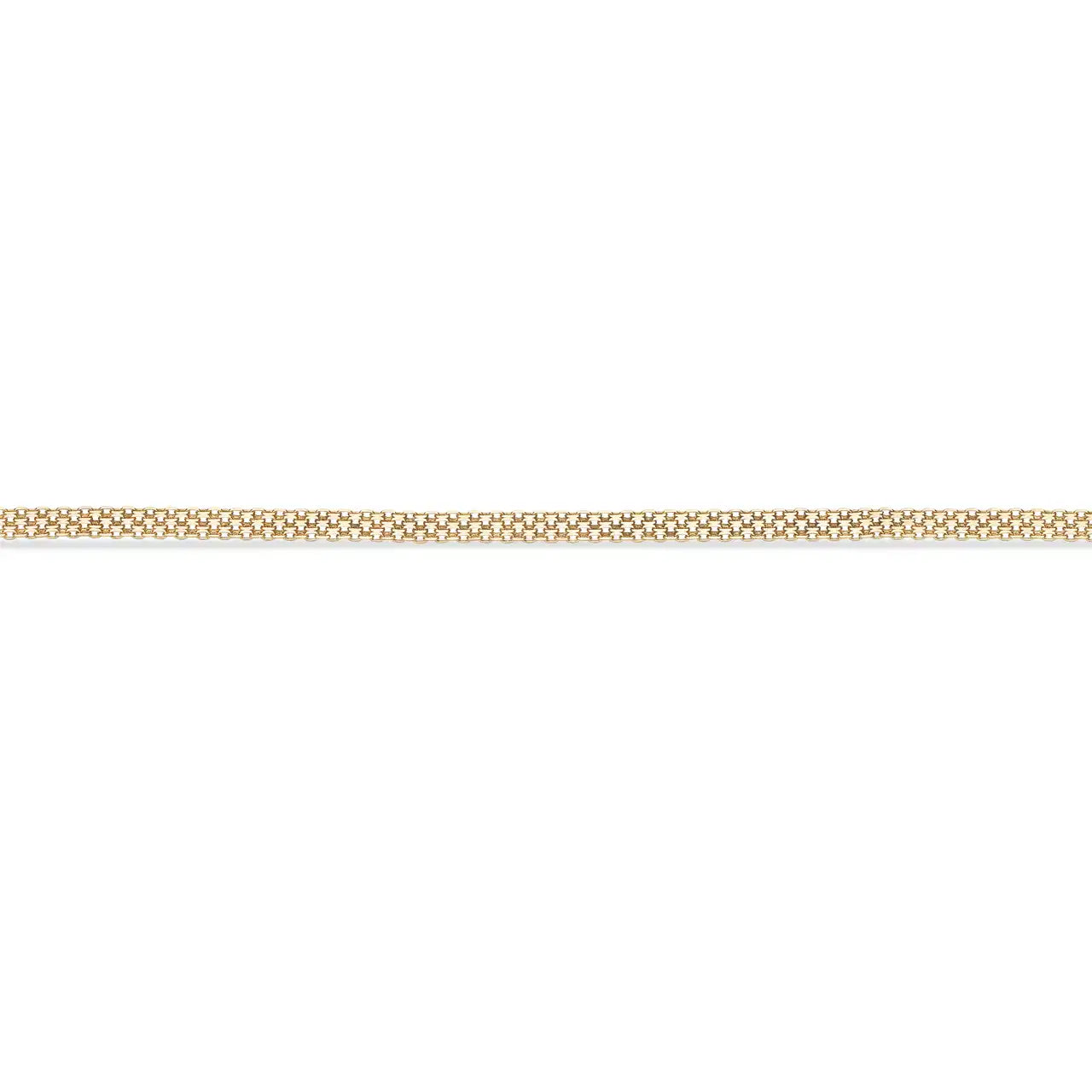 ARMBÅND MURSTEN SØLV FG. 17+2 CM