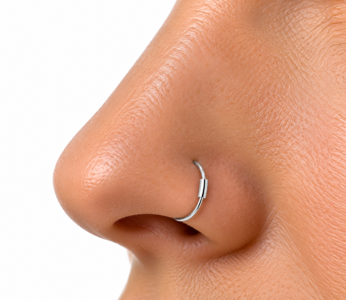 SØLV NÆSE PIERCING, CREOL