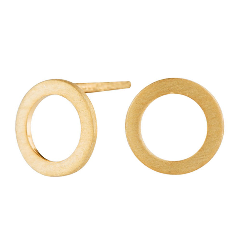 SØLV/FG ØRESTIK CIRKLER