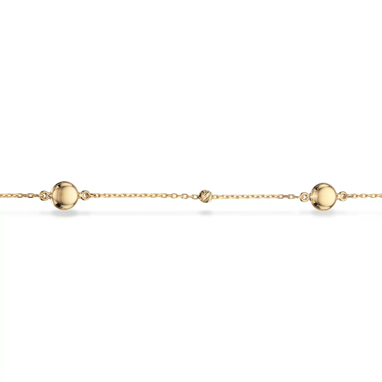 ARMBÅND HALVKUGLE 8 KT.