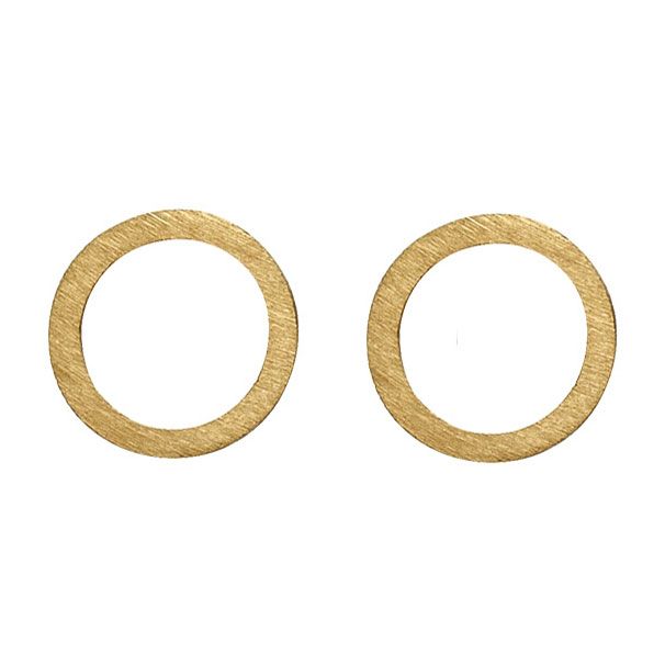 ZÖL ØRESTIK CIRCLE FORGYLDT