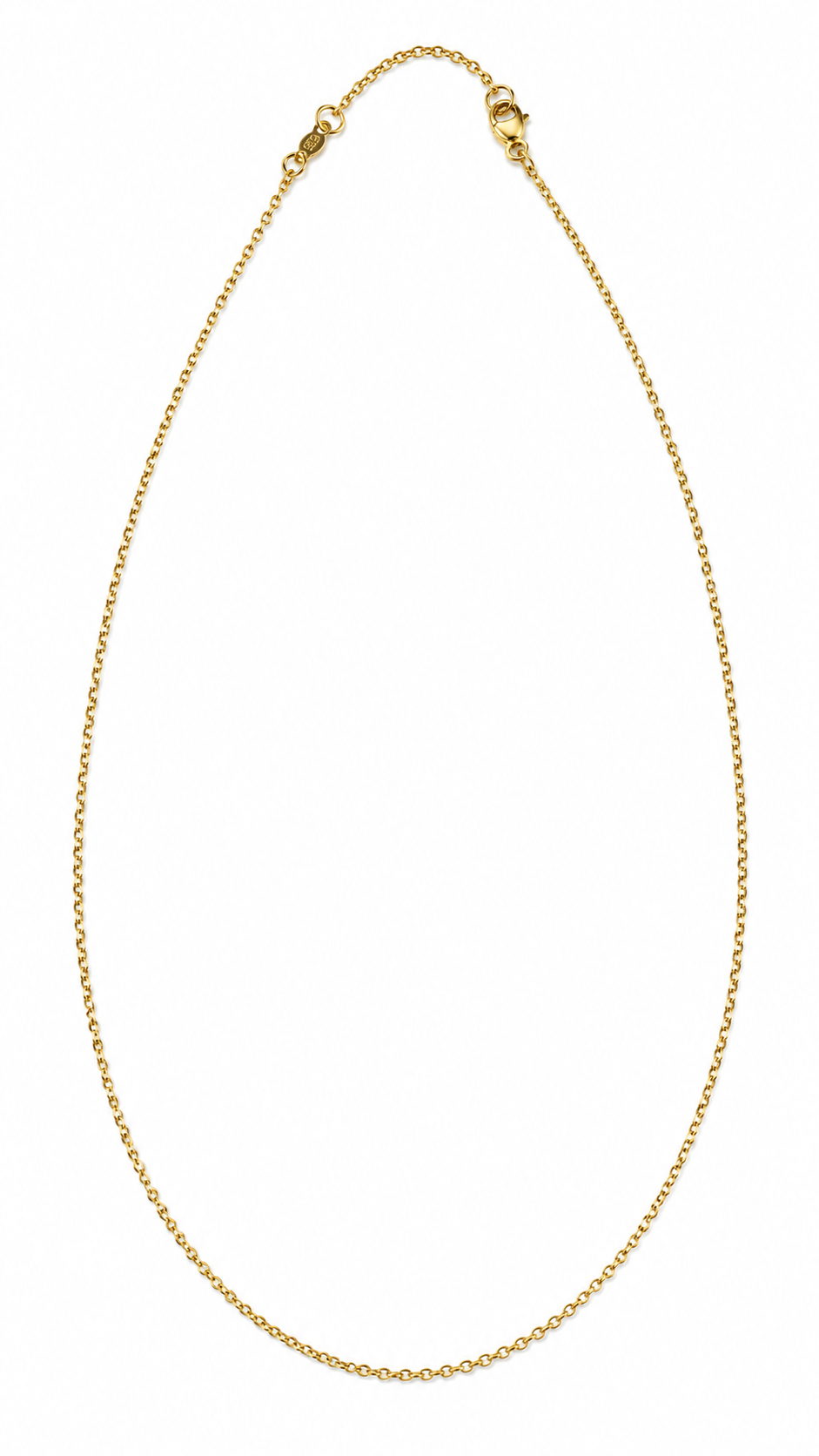 GEORG JENSEN FORGYLDT ANKER RUND KÆDE (DAISY)
