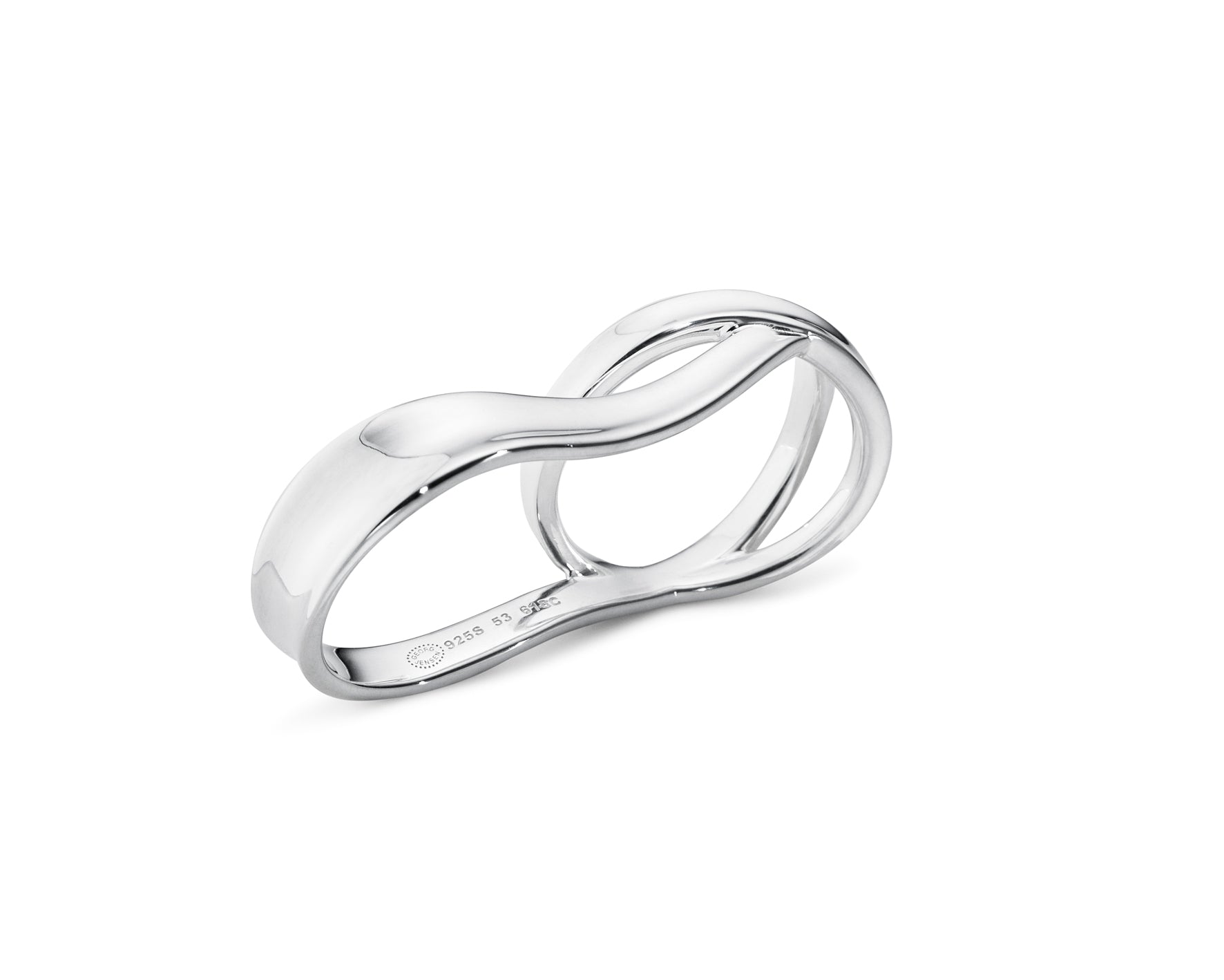 G.J.MARCIA RING DB SØLV S53-54