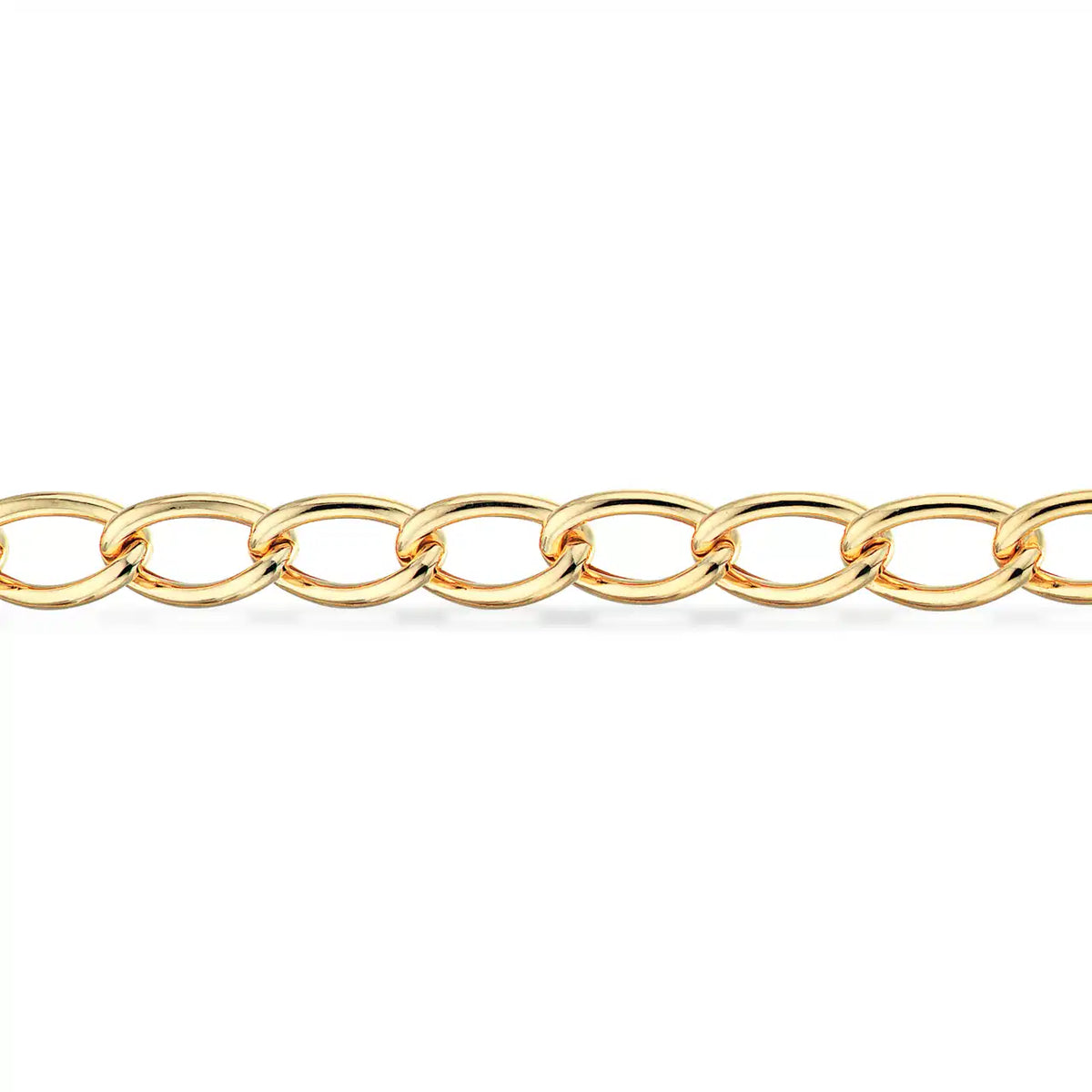 ARMBÅND CHUNKY LINKS SØLV FG. 18,5+1,5CM