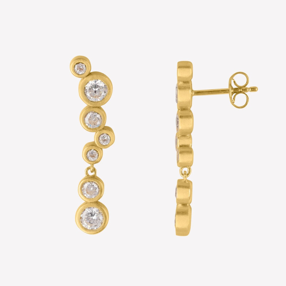 STARDUST EARINGS MEDIUM -GP