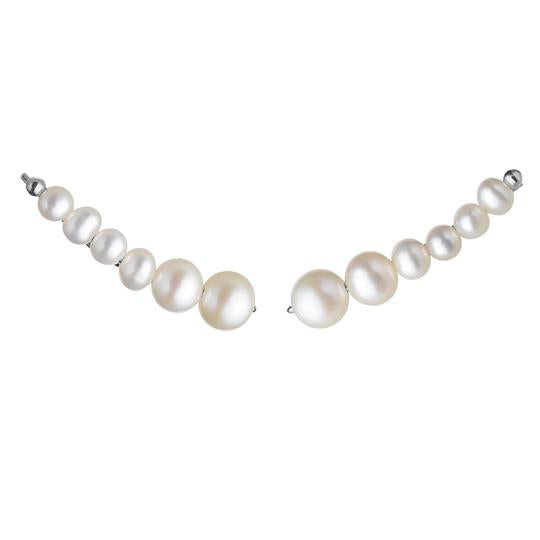 AURA EARCLIMBERS LARGE - SILVER