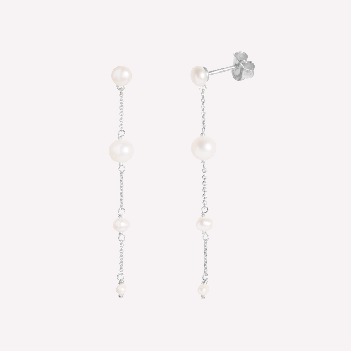 SØLV ØREHÆNGER AURA FVP/ZIR