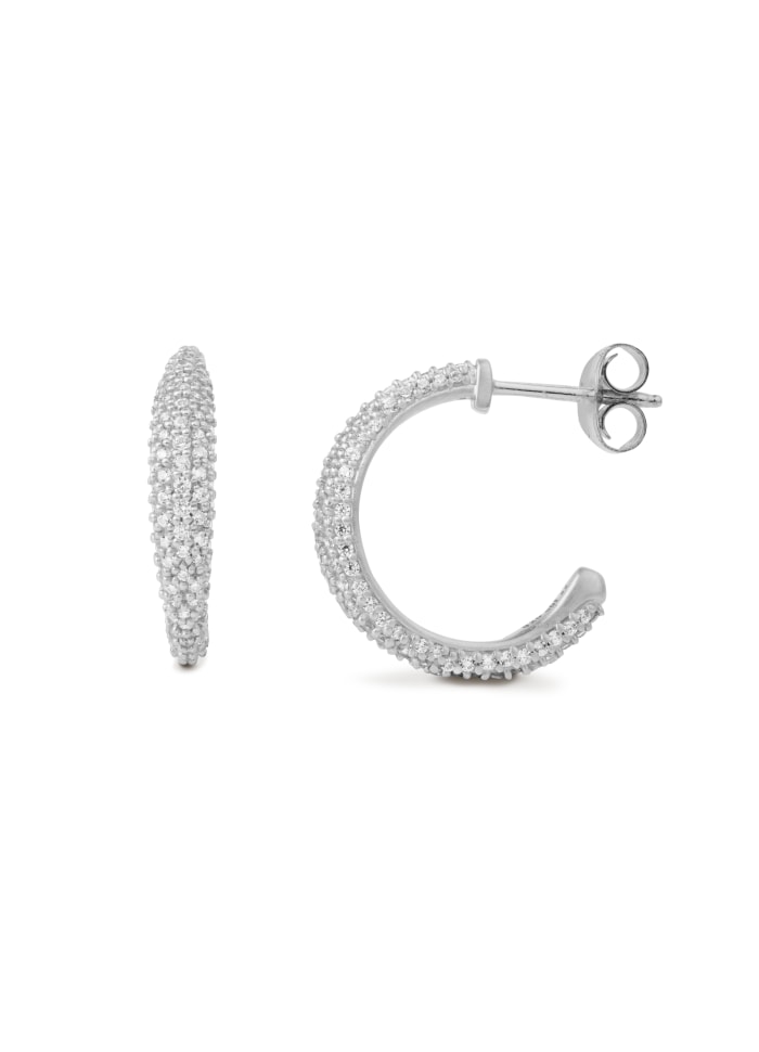 OCEAN FLOW MEDIUM SPARKLE HOOP -R