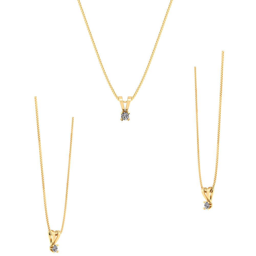 SØLV/FG VEDHÆNG M.KÆDE