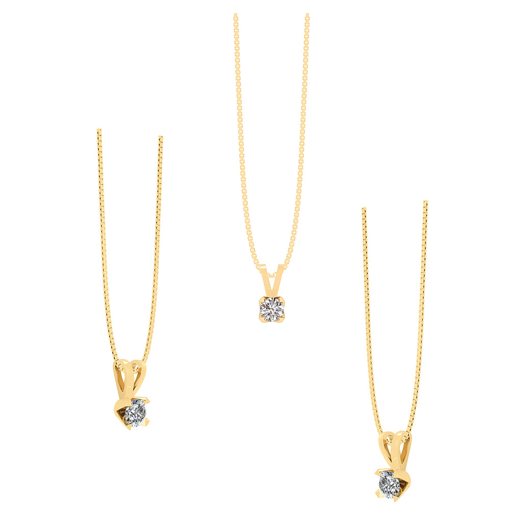 SØLV/FG VEDHÆNG M.KÆDE