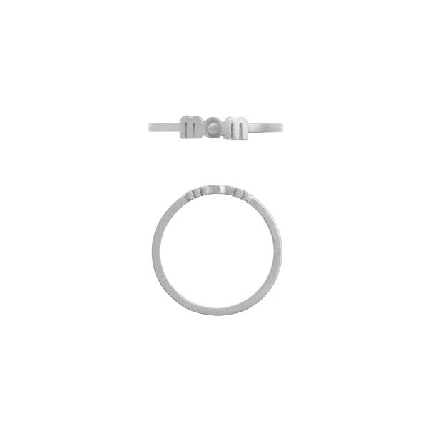 SØLV RING WOW MOM