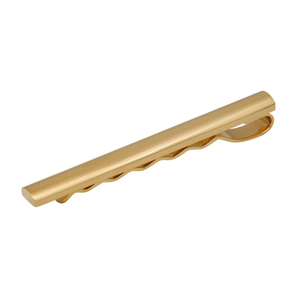 RUSTFRI STÅL SLIPSEHOLDER IP FORGYLDT BLANK, 60MM