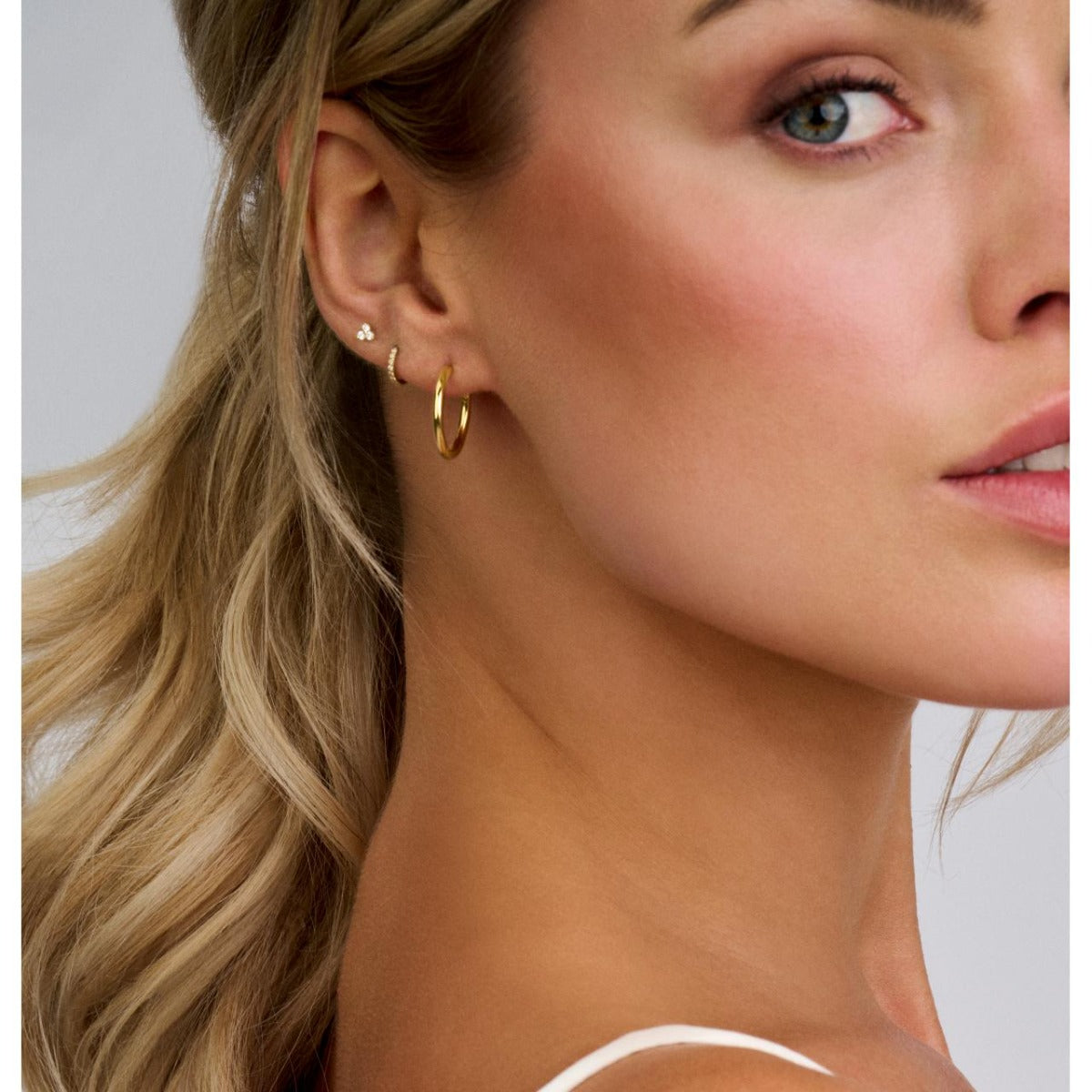 Balance Small Forgyldt Sølv Øreringe fra Spirit Icons