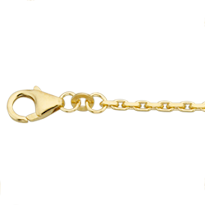 ANKER KÆDE FACET 0,70 14 KT.