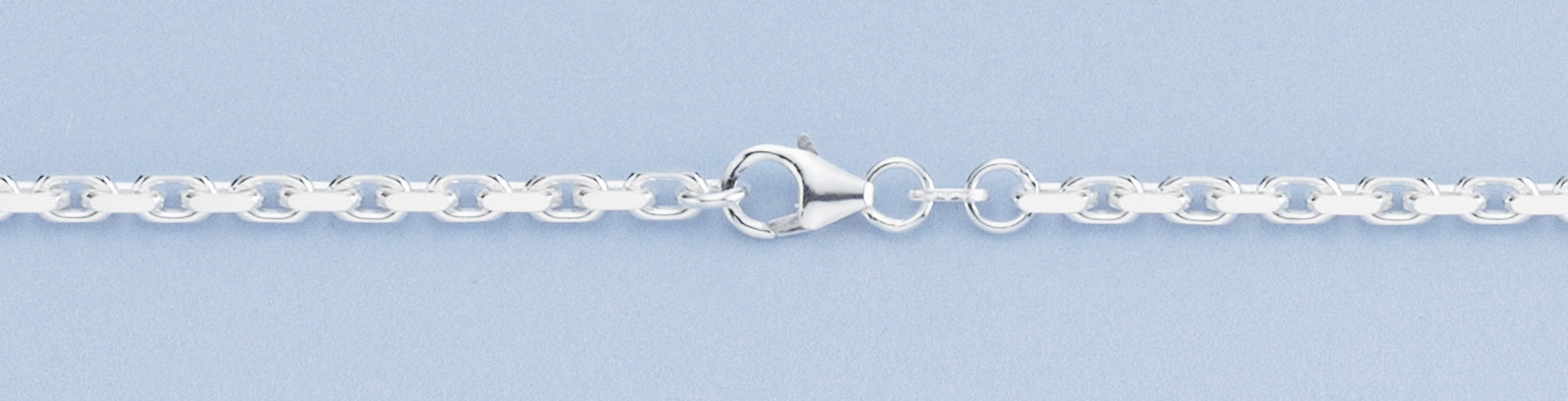 ANKER KÆDE FACET 1,20 SØLV