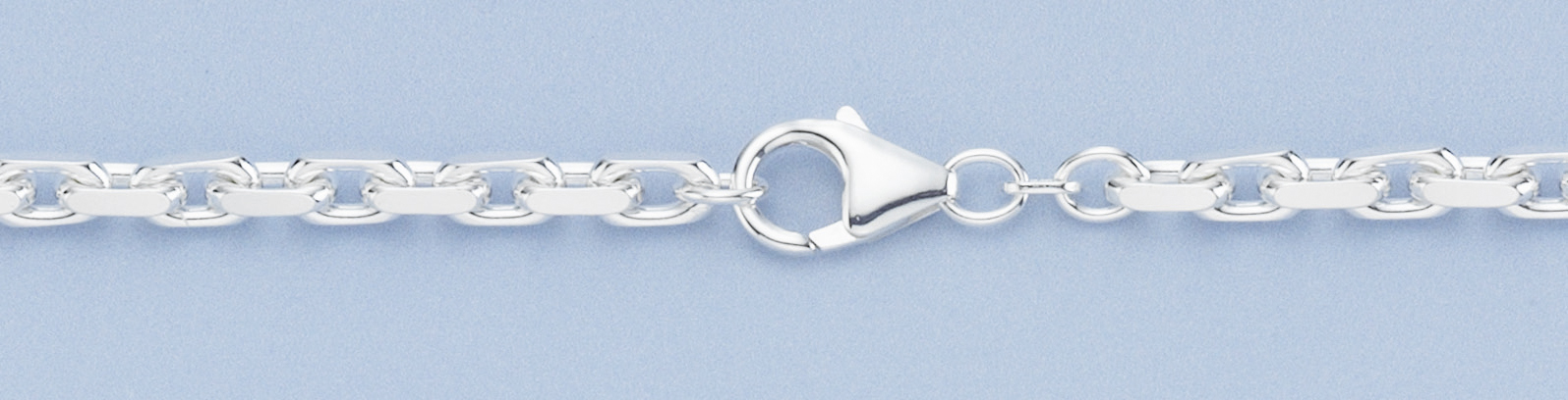 ANKER ARMBÅND FACET 1,80 SØLV