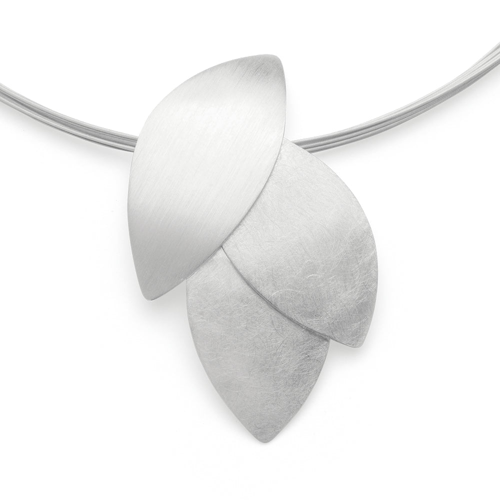 925/- VEDHÆNG, RHO. MAT/BØRSTET MAT