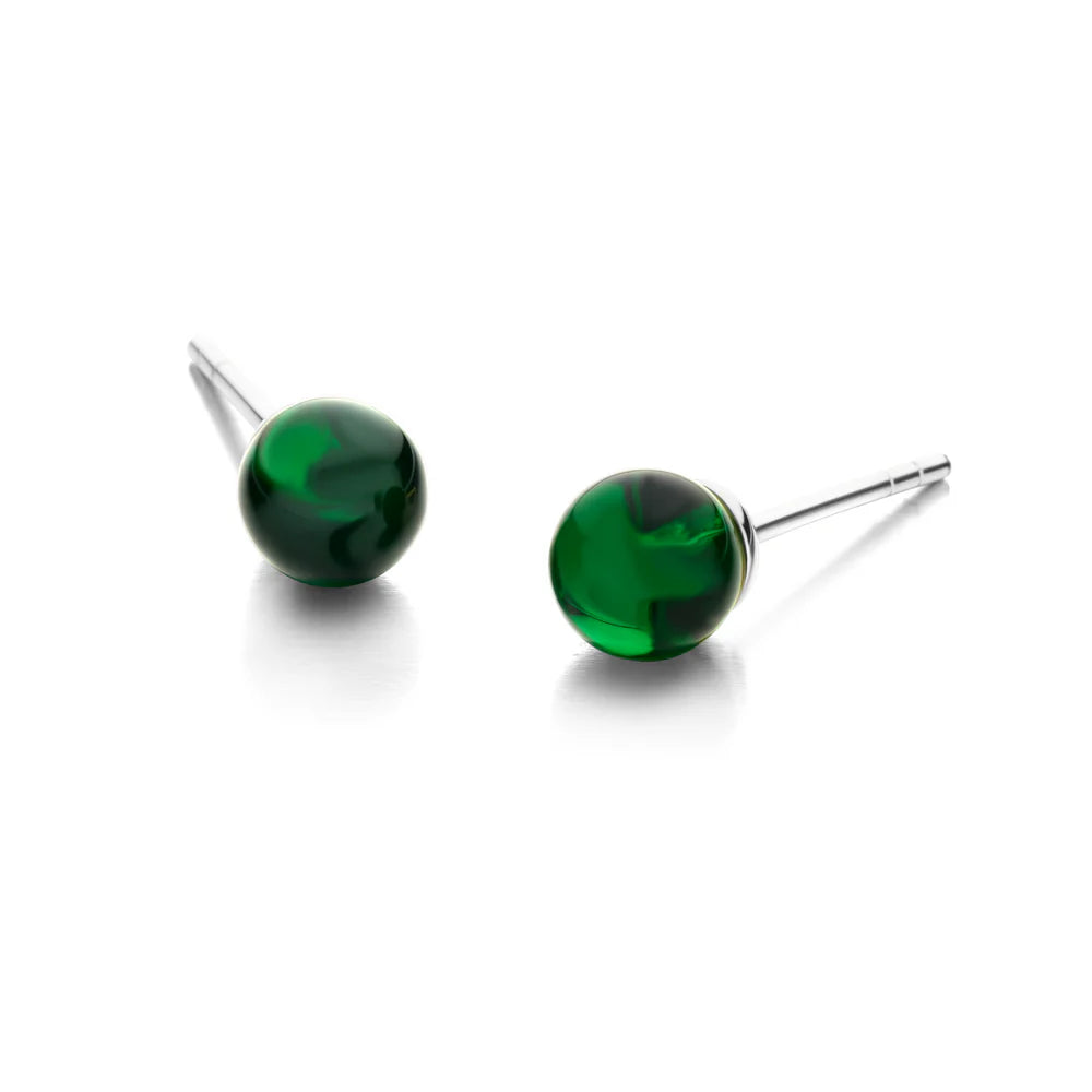 FIGARO STUD GREEN 6MM