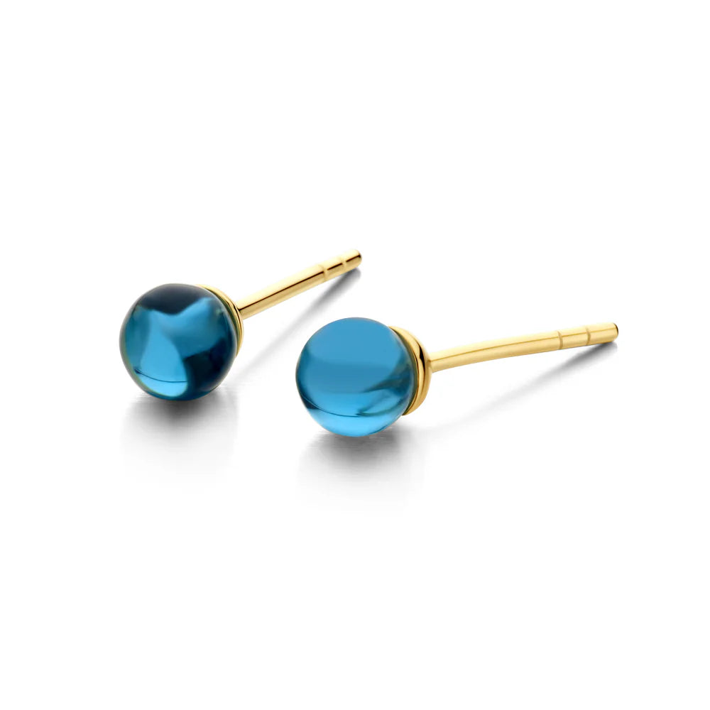 FIGARO STUD BLUE 5MM