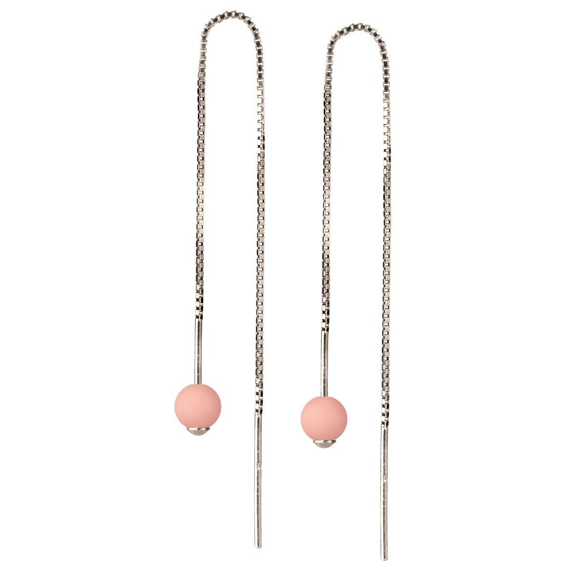 GLOW KÆDEØRESTIK - DUSTY ROSE