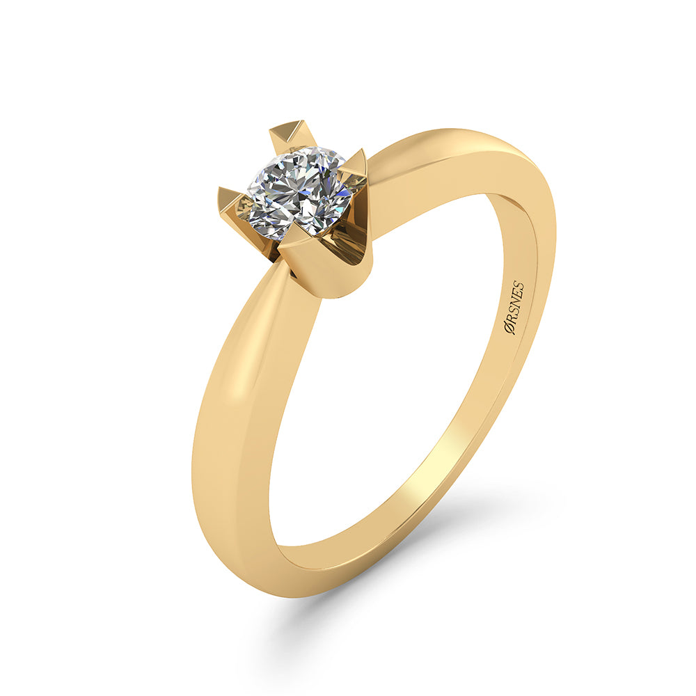 14KT. RING 0,15 W.SI