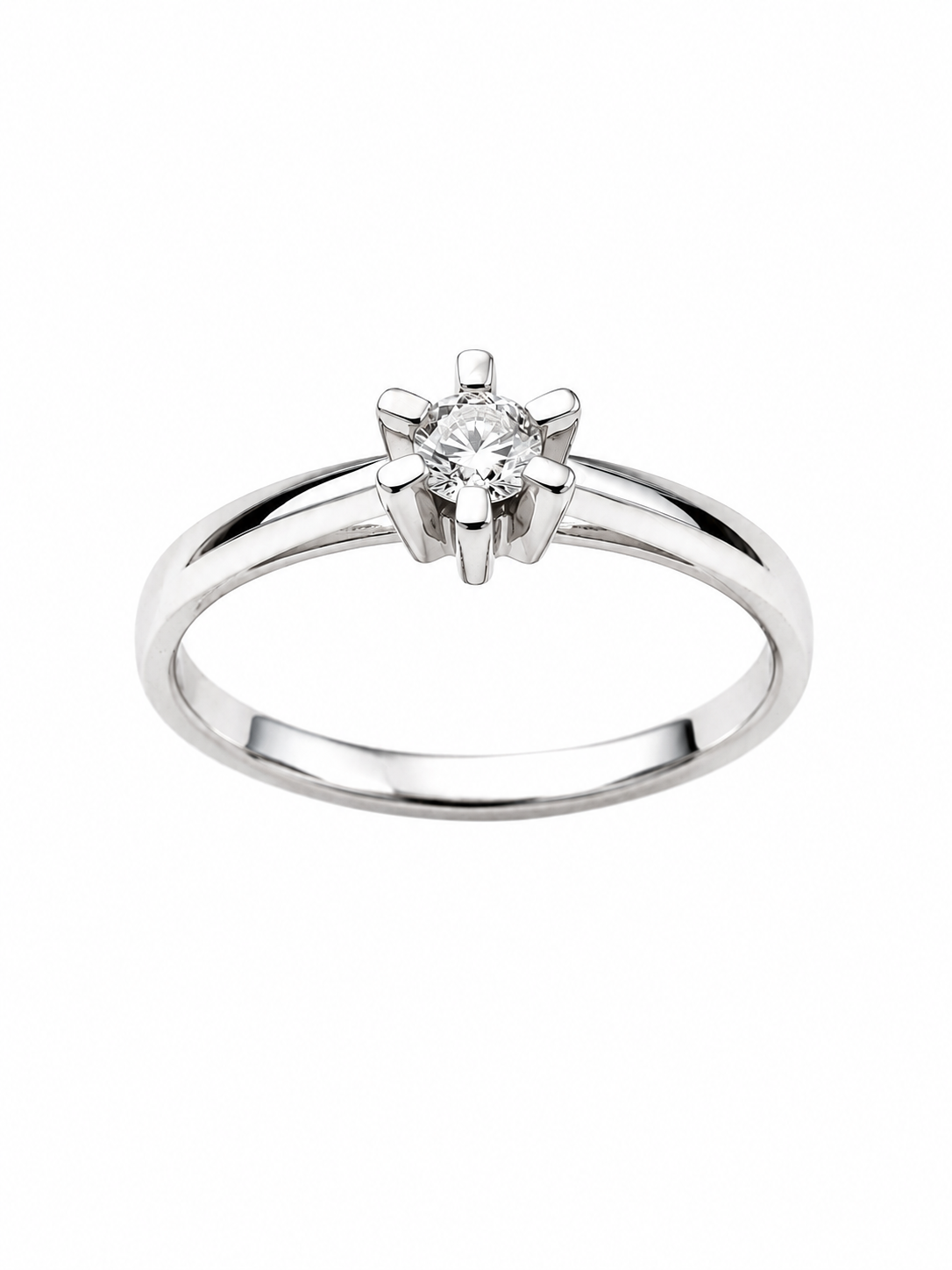 SØLV RING M ZIRKON